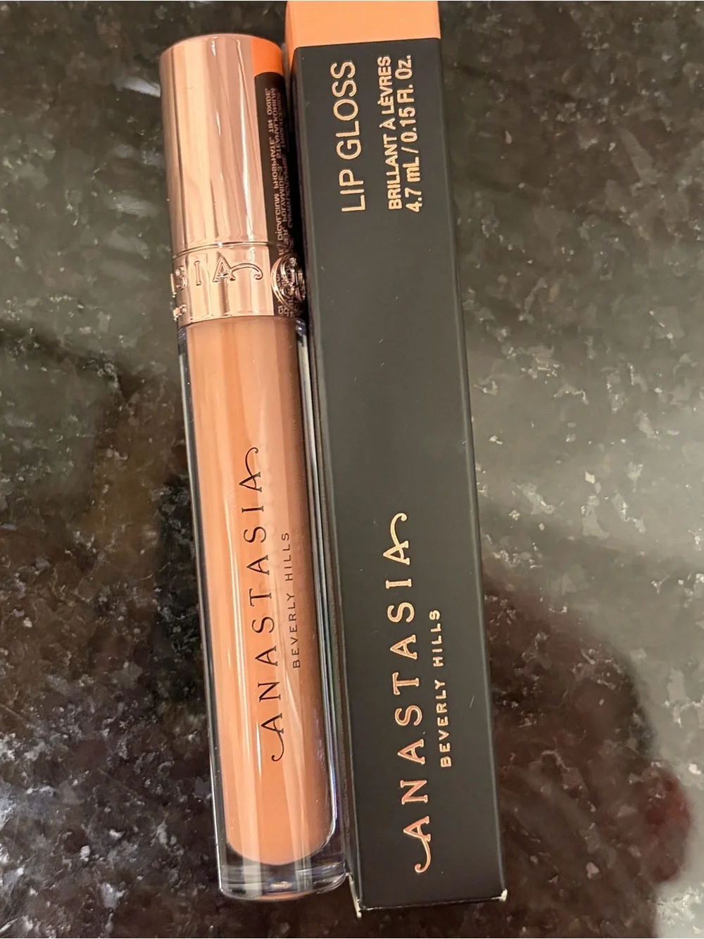 Anastasia Beverly Hills Lip Gloss in Peachy Nude - Full Size (New in Box)